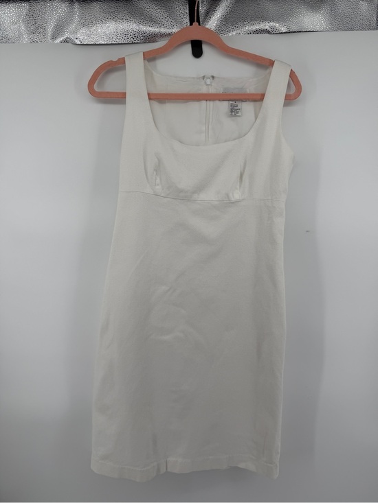 Bloomingdale's Dresses & Skirts - Quite Luxury Corporate Chic Coquette Bloomingdale's White Sheath Dress Sz6